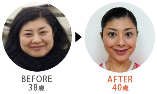 顔ヨガ講師 間々田佳子先生のbefore And Aftermamada Beforeafter ヨガジェネレーション Yogageneration